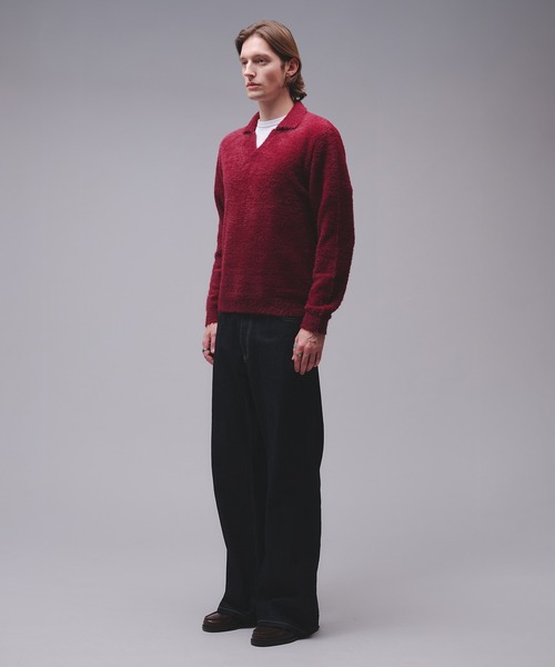 セール】skipper feather knit / スキッパーフェザーニット（ニット