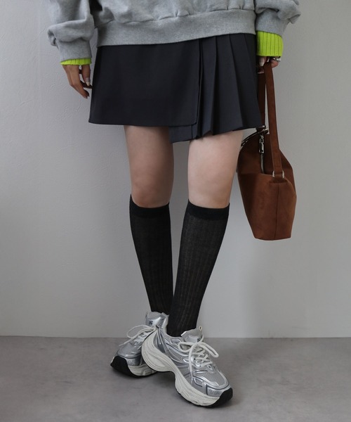 bohmal（ボマール）の「シアーロングソックス（ソックス/靴下・レディース・グレー/ホワイト/ブラック/チャコールグレー・FREE）」の19枚目の写真