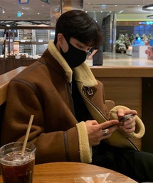裏ボア ブルゾン