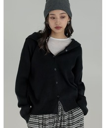 Re:EDIT（リエディ）の「ニットフーディカーディガン（ニット/セーター）」