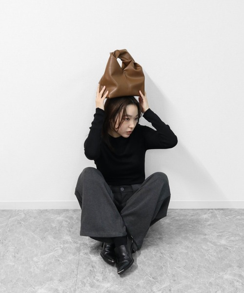 THE CELL.（ザセルドット）の「ツイストバッグ　TWIST BAG（ハンドバッグ・レディース・レッド/ブラック/ブラウン・FREE）」の10枚目の写真