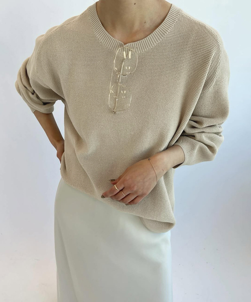 ワッフルプルオーバー（ニット/セーター）｜SLOBE IENA