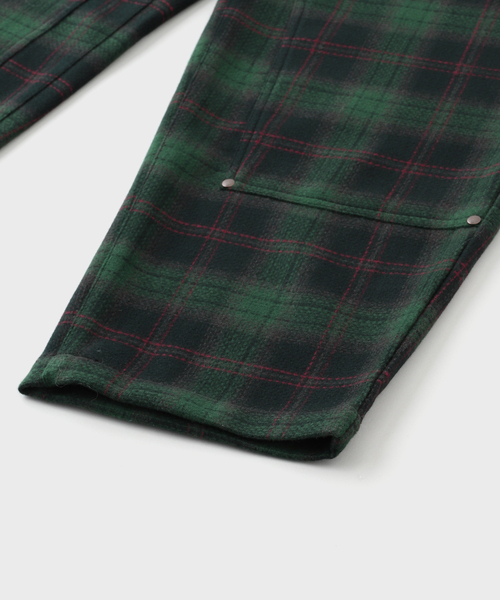 Evisen Skateboards（エビセンスケートボード）の「EVISEN / エビセン CHECK WOOL PAINTER PANTS（その他パンツ・メンズ・ピンク/グリーン・LARGE/MEDIUM）」の5枚目の写真