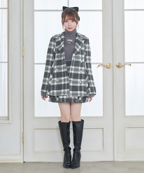 tweed check mini skirt（スカート）｜Rose Muse（ロゼミューズ）の