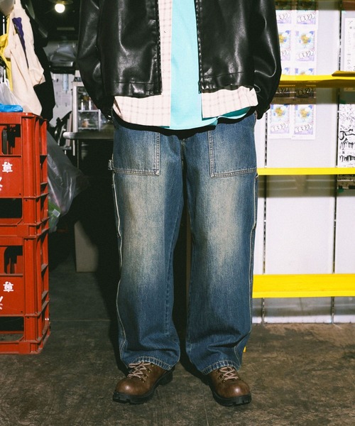 12.5oz ペインターデニムパンツ PAINTER DENIM PANTS [niko and