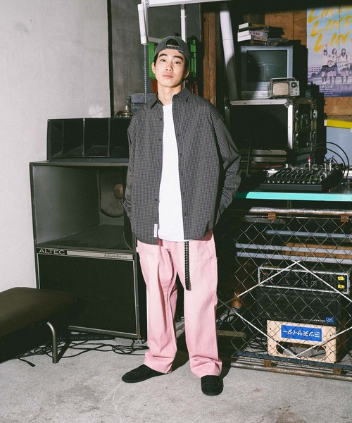 niko and...（ニコアンド）の「12.5oz ペインターデニムパンツ　PAINTER DENIM PANTS　[niko and ...JEANS]（デニムパンツ・メンズ・インディゴブルー/ブラウン/ダークブラウン/ピンク/サックスブルー/カーキ/オフホワイト/ブルー・MEDIUM/SMALL/LARGE）」の9枚目の写真