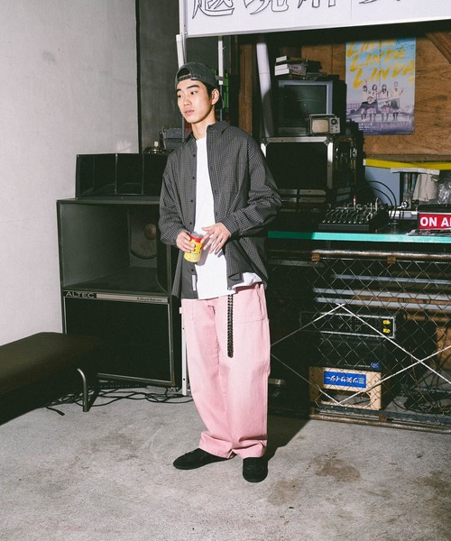 niko and...（ニコアンド）の「12.5oz ペインターデニムパンツ　PAINTER DENIM PANTS　[niko and ...JEANS]（デニムパンツ・メンズ・インディゴブルー/ブラウン/ダークブラウン/ピンク/サックスブルー/カーキ/オフホワイト/ブルー・MEDIUM/SMALL/LARGE）」の10枚目の写真