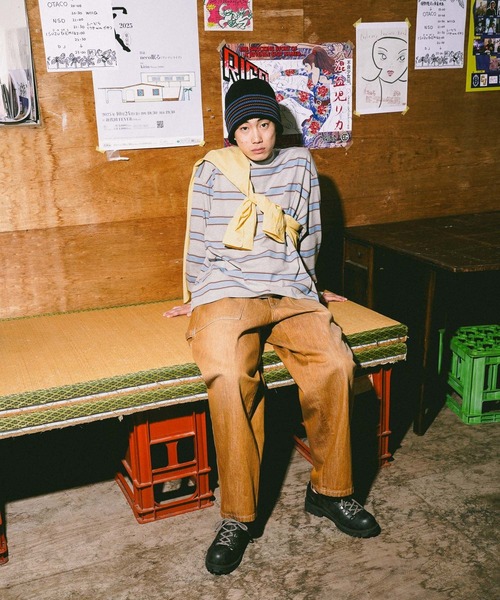 niko and...（ニコアンド）の「12.5oz ペインターデニムパンツ　PAINTER DENIM PANTS　[niko and ...JEANS]（デニムパンツ・メンズ・インディゴブルー/ブラウン/ダークブラウン/ピンク/サックスブルー/カーキ/オフホワイト/ブルー・MEDIUM/SMALL/LARGE）」の13枚目の写真