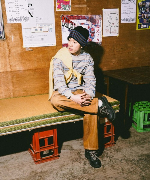 niko and...（ニコアンド）の「12.5oz ペインターデニムパンツ　PAINTER DENIM PANTS　[niko and ...JEANS]（デニムパンツ・メンズ・インディゴブルー/ブラウン/ダークブラウン/ピンク/サックスブルー/カーキ/オフホワイト/ブルー・MEDIUM/SMALL/LARGE）」の14枚目の写真