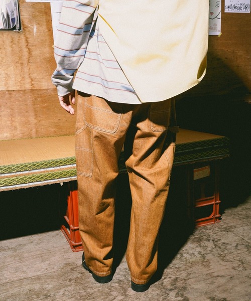 niko and...（ニコアンド）の「12.5oz ペインターデニムパンツ　PAINTER DENIM PANTS　[niko and ...JEANS]（デニムパンツ・メンズ・インディゴブルー/ブラウン/ダークブラウン/ピンク/サックスブルー/カーキ/オフホワイト/ブルー・MEDIUM/SMALL/LARGE）」の15枚目の写真