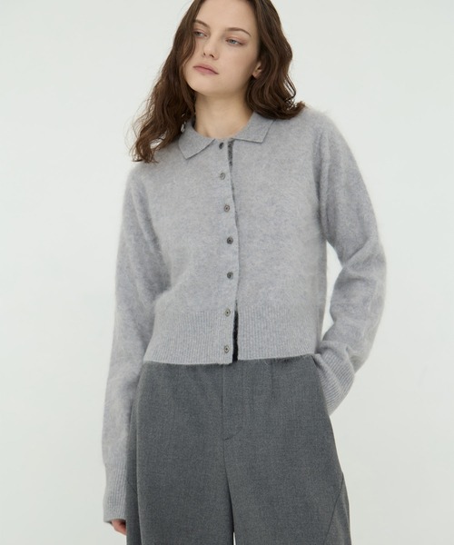 CINOH/チノ】別注 CASHMERE CARDIGAN/カシミヤカーディガン/シャギー