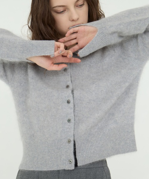 CINOH/チノ】別注 CASHMERE CARDIGAN/カシミヤカーディガン/シャギー