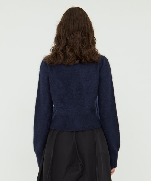 CINOH チノ　ニットカーディガン CINOH/チノ】別注 CASHMERE CARDIGAN/カシミヤカーディガン/シャギー