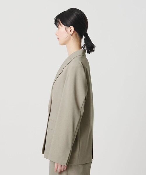 BEAUTY&YOUTH UNITED ARROWS(ビューティーアンドユースユナイテッドアローズ)の「テーラード ダブルジャケット 吸水速乾 防シワ UV(テーラードジャケット・レディース・ベージュ/ダークグレー/その他9・XS/M/S)」の5枚目の写真