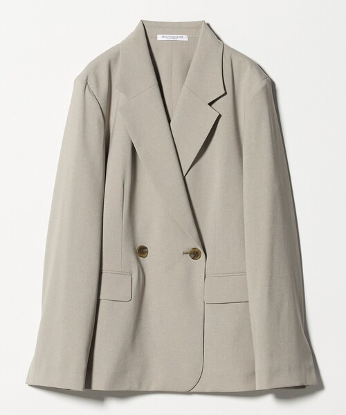 BEAUTY&YOUTH UNITED ARROWS(ビューティーアンドユースユナイテッドアローズ)の「テーラード ダブルジャケット 吸水速乾 防シワ UV(テーラードジャケット・レディース・ベージュ/ダークグレー/その他9・XS/M/S)」の14枚目の写真