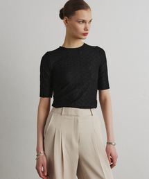 SEREIN LACE T-SHIRT_BLACK