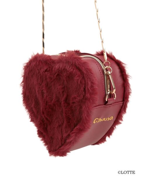 RESEXXY（リゼクシー）の「【Ghana】2wayハートポーチ（ショルダーバッグ・レディース・レッド/アイボリー・FREE）」の12枚目の写真