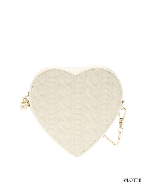 RESEXXY（リゼクシー）の「【Ghana】2wayハートポーチ（ショルダーバッグ・レディース・レッド/アイボリー・FREE）」の19枚目の写真