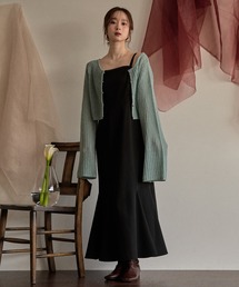 mideal（マイディール）の「layered  mermaid cami onepiece / レイヤードマーメイドキャミワンピース（ワンピース）」