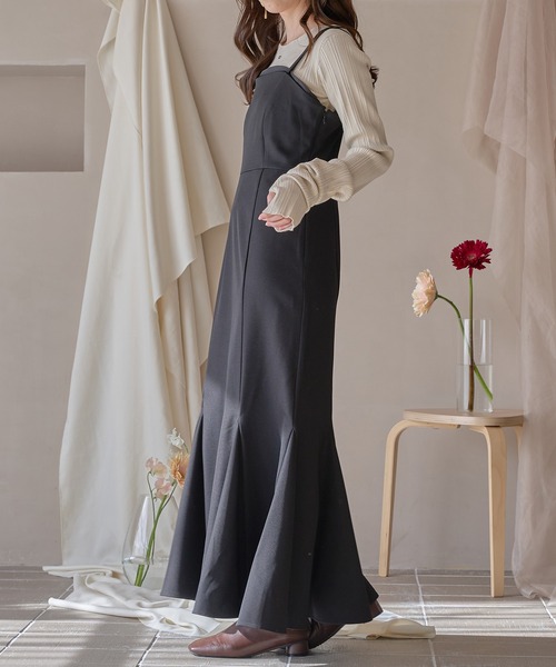 セール】layered mermaid cami onepiece / レイヤードマーメイドキャミ