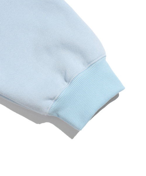 ISTKUNST(イストクンスト)の「ZIGZAG LINE HOMIE SWEATSHIRTS_SKY BLUE(IK2DFMM459A)(スウェット・レディース・スカイブルー・S/M/L)」の5枚目の写真