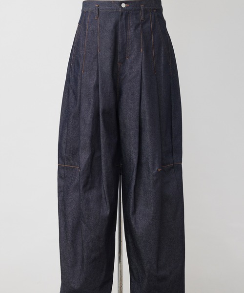 SHINYAKOZUKA(シンヤコヅカ)の「ORDINARY CITY BAGGY(ISSUE#8)(デニムパンツ・メンズ・ブラック/インディゴブルー・SMALL/MEDIUM/X-LARGE/LARGE/X-SMALL)」の2枚目の写真