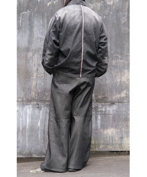 SHINYAKOZUKA(シンヤコヅカ)の「ORDINARY CITY BAGGY(ISSUE#8)(デニムパンツ・メンズ・ブラック/インディゴブルー・SMALL/MEDIUM/X-LARGE/LARGE/X-SMALL)」の6枚目の写真