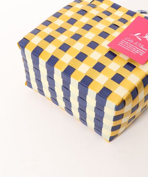 LILA&FLEUR(リラアンドフルール)の「Sweet Basket S(かごバッグ・レディース・ミント/ピンク系/パープル系/イエロー系/サックスブルー系/ブルー系/グリーン系・SMALL)」の9枚目の写真