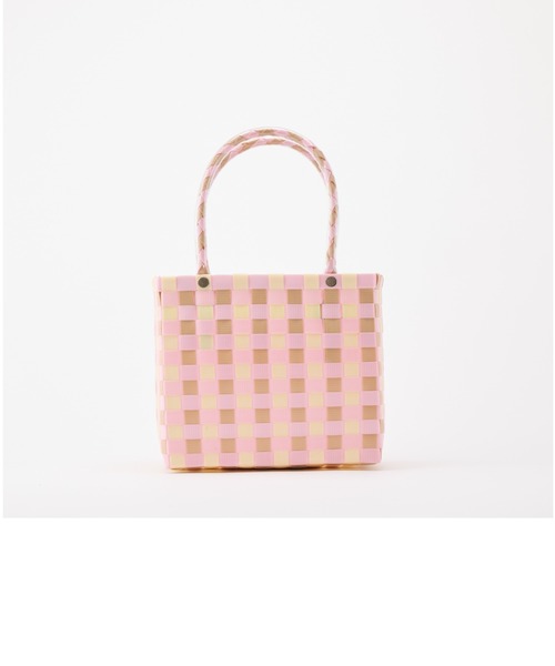 LILA&FLEUR(リラアンドフルール)の「Sweet Basket S(かごバッグ・レディース・ミント/ピンク系/パープル系/イエロー系/サックスブルー系/ブルー系/グリーン系・SMALL)」の7枚目の写真
