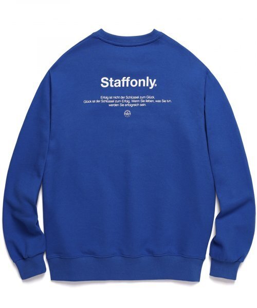 STAFF ONLY（スタッフオンリー）の「KEY SWEATSHIRT (BLUE)（スウェット・メンズ・その他・M/L）」の2枚目の写真