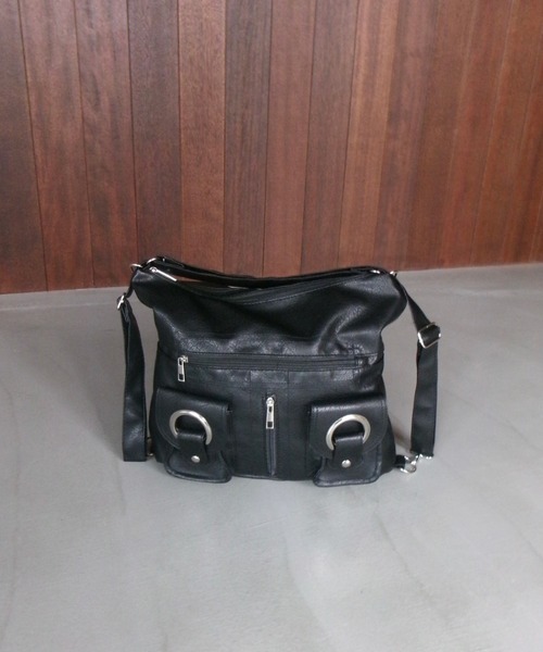 SANSeLF（サンセルフ）の「【SANSeLF】マルチポケットショルダーバッグ saa26s009（ショルダーバッグ・レディース・ブラック/ホワイト・FREE）」の13枚目の写真