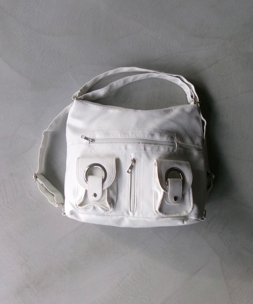 SANSeLF（サンセルフ）の「【SANSeLF】マルチポケットショルダーバッグ saa26s009（ショルダーバッグ・レディース・ブラック/ホワイト・FREE）」の18枚目の写真