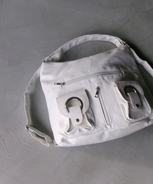 SANSeLF（サンセルフ）の「【SANSeLF】マルチポケットショルダーバッグ saa26s009（ショルダーバッグ・レディース・ブラック/ホワイト・FREE）」の19枚目の写真