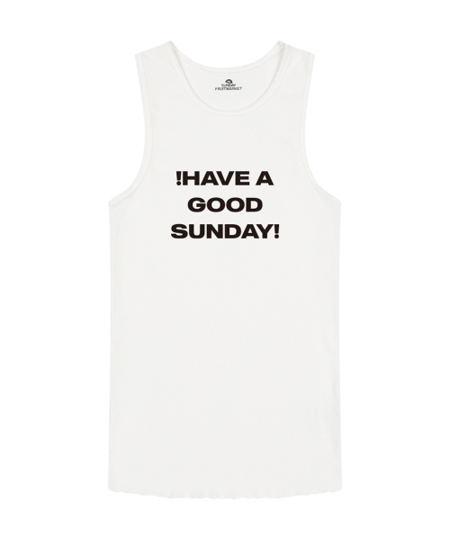 SUNDAY FRUIT MARKET(サンデーフルーツマーケット)の「GOOD SUNDAY SLEEVELESS IVORY(Tシャツ/カットソー・メンズ・その他・L)」の2枚目の写真