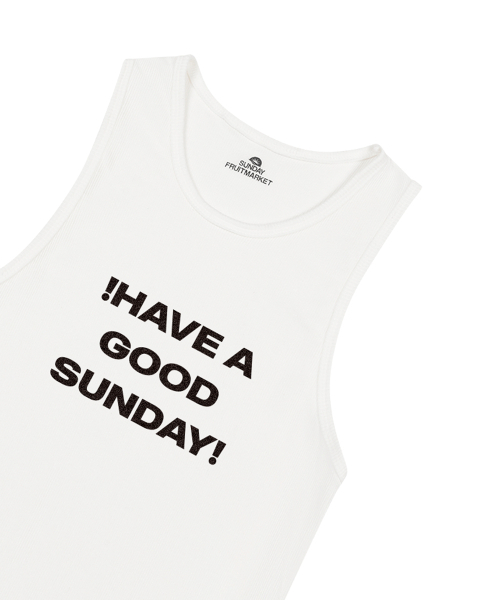SUNDAY FRUIT MARKET(サンデーフルーツマーケット)の「GOOD SUNDAY SLEEVELESS IVORY(Tシャツ/カットソー・メンズ・その他・L)」の4枚目の写真