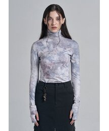 REHEAT（リヒート）の「ファンタジープリンテッドウォーマートップ（Tシャツ/カットソー）」