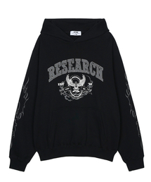 FDR（エフディーアール）の「Crack Eagle Research Logo Hoodie Black（パーカー）」