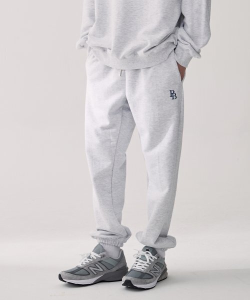 PAPERBOY(ペーパーボーイ)の「PBロゴスウェットパンツ-ホワイトメランジ(スウェットパンツ・レディース・その他・S/M/L/XL)」の2枚目の写真