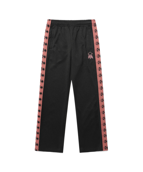 NICE GHOST CLUB(ナイスゴーストクラブ)の「GLORY TRACK JERSEY PANTS_BLACK(NG2FSUPA10A)(スウェットパンツ・レディース・ブラック・L/S/M)」の1枚目の写真