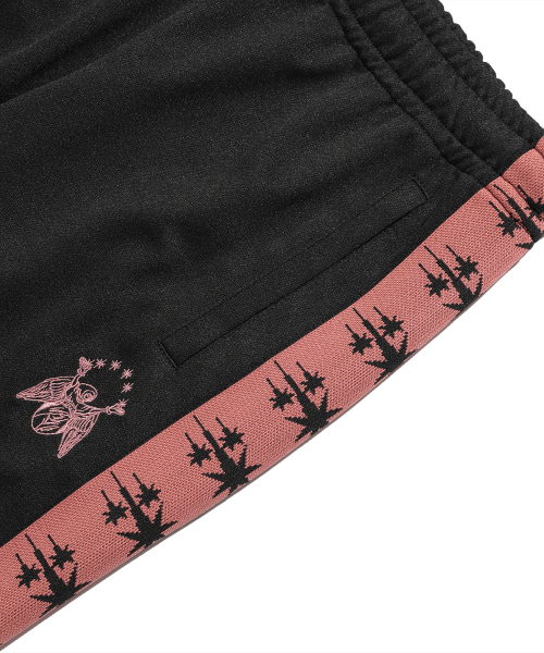 NICE GHOST CLUB(ナイスゴーストクラブ)の「GLORY TRACK JERSEY PANTS_BLACK(NG2FSUPA10A)(スウェットパンツ・レディース・ブラック・L/S/M)」の4枚目の写真