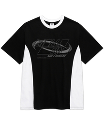 MILLION DAY（ミリオンデイ）の「MILLION Rider LOGO 配色半袖Tシャツ（Tシャツ/カットソー）」