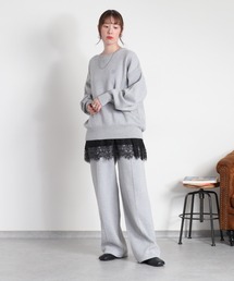 cepo（セポ）の「〈セットアップ対応〉スウェットライクニットイージーパンツ（スウェットパンツ）」