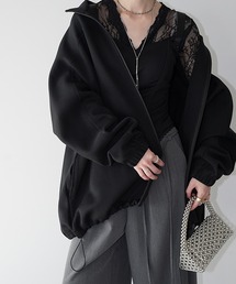 chuclla | ドローストリングヘム ジップブルゾン chw26s064(ブルゾン)