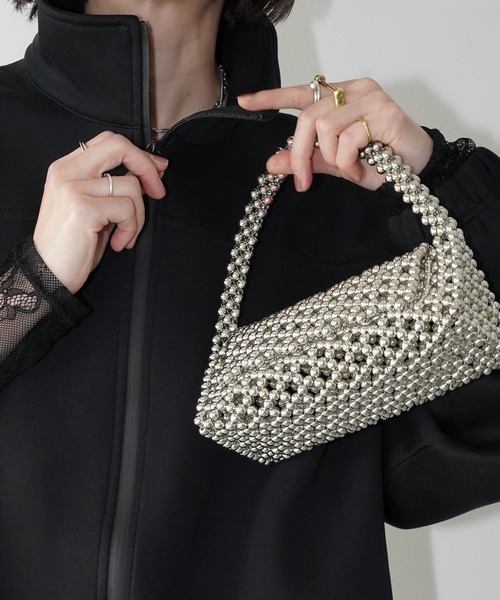 chuclla（チュクラ）の「ドローストリングヘム ジップブルゾン chw26s064（ブルゾン・レディース・ホワイト/ブラック・FREE）」の8枚目の写真