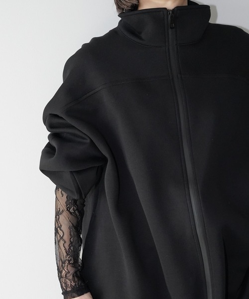 chuclla（チュクラ）の「ドローストリングヘム ジップブルゾン chw26s064（ブルゾン・レディース・ホワイト/ブラック・FREE）」の10枚目の写真