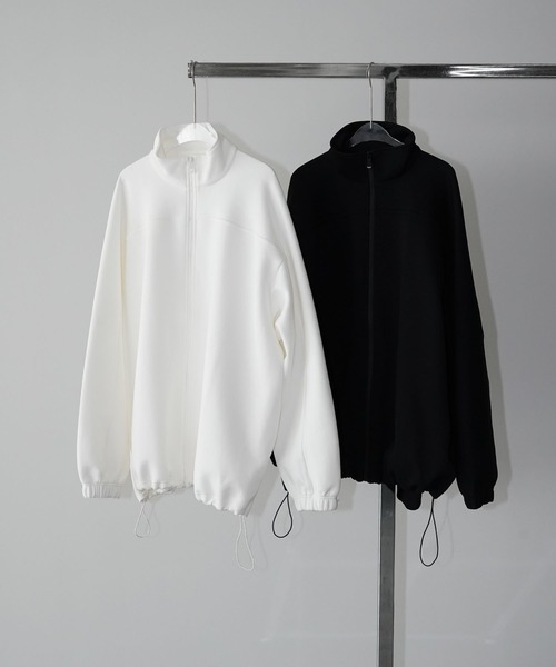 chuclla（チュクラ）の「ドローストリングヘム ジップブルゾン chw26s064（ブルゾン・レディース・ホワイト/ブラック・FREE）」の19枚目の写真