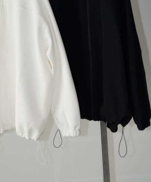 chuclla（チュクラ）の「ドローストリングヘム ジップブルゾン chw26s064（ブルゾン・レディース・ホワイト/ブラック・FREE）」の22枚目の写真