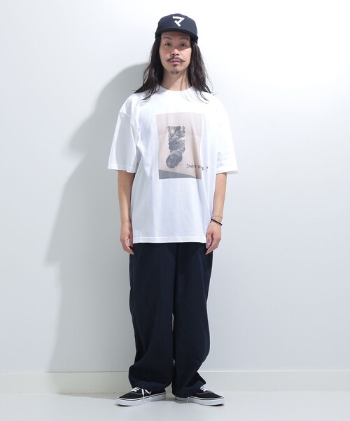 mmts(マミタス)の「【COLLABORATION】清水奈緒 / デコshake hands Tシャツ 旅行 レイヤード 洗濯可能 主役トップス ライブ(Tシャツ/カットソー・レディース・ブラック/ホワイト・S/M/L/XL)」の10枚目の写真