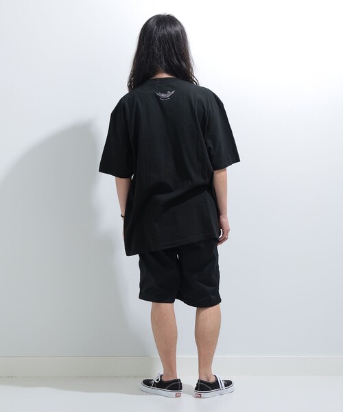 mmts（マミタス）の「【COLLABORATION】清水奈緒 / デコshake hands Tシャツ 旅行 レイヤード 洗濯可能 主役トップス ライブ（Tシャツ/カットソー・レディース・ブラック/ホワイト・S/M/L/XL）」の6枚目の写真