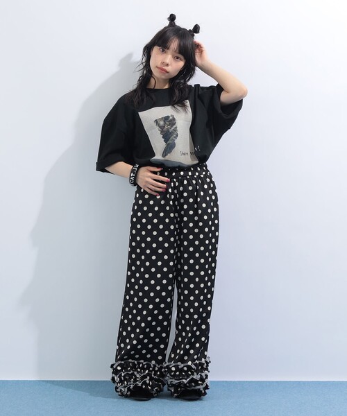 mmts（マミタス）の「【COLLABORATION】清水奈緒 / デコshake hands Tシャツ 旅行 レイヤード 洗濯可能 主役トップス ライブ（Tシャツ/カットソー・レディース・ブラック/ホワイト・S/M/L/XL）」の8枚目の写真